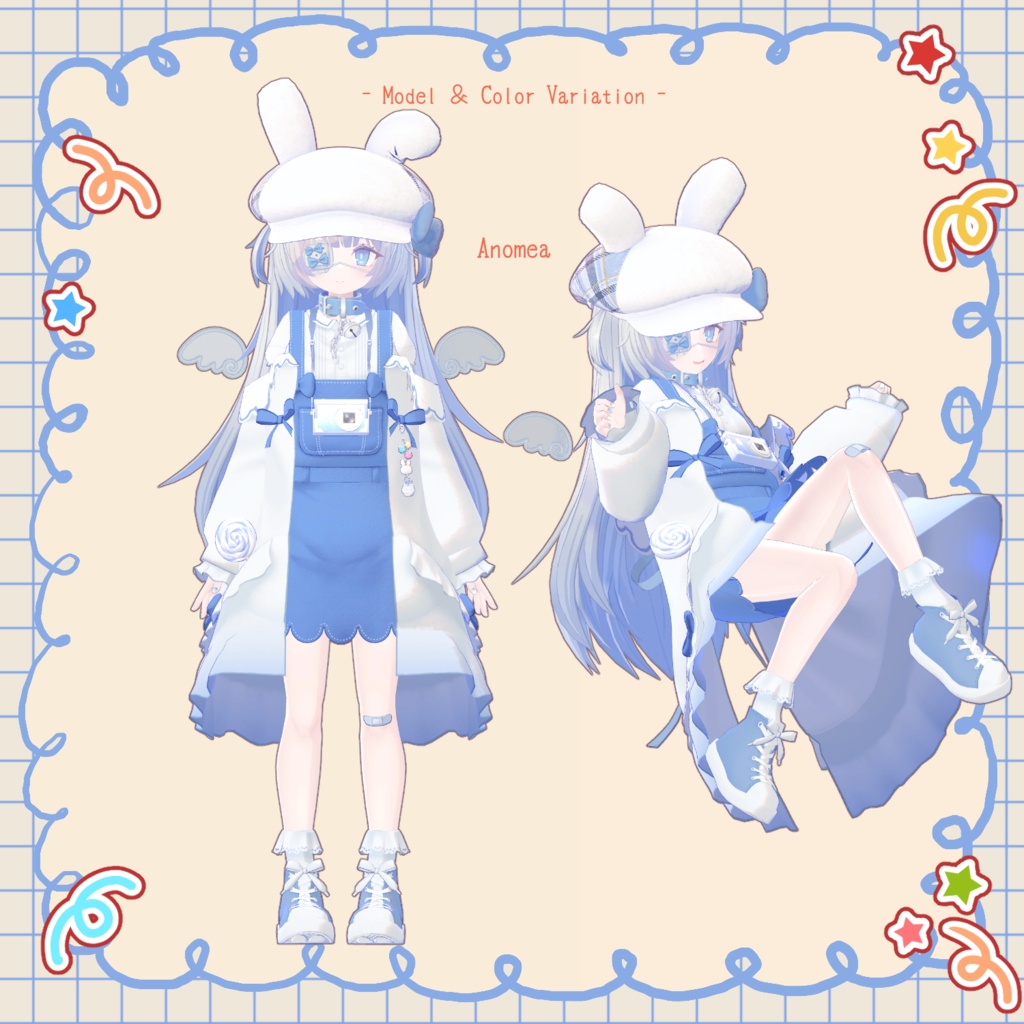 【~6/9まで¥2,000→¥1,000】お散歩Rabbit♪*【19アバター対応】