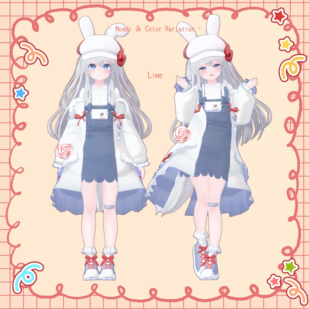 【~6/9まで¥2,000→¥1,000】お散歩Rabbit♪*【19アバター対応】