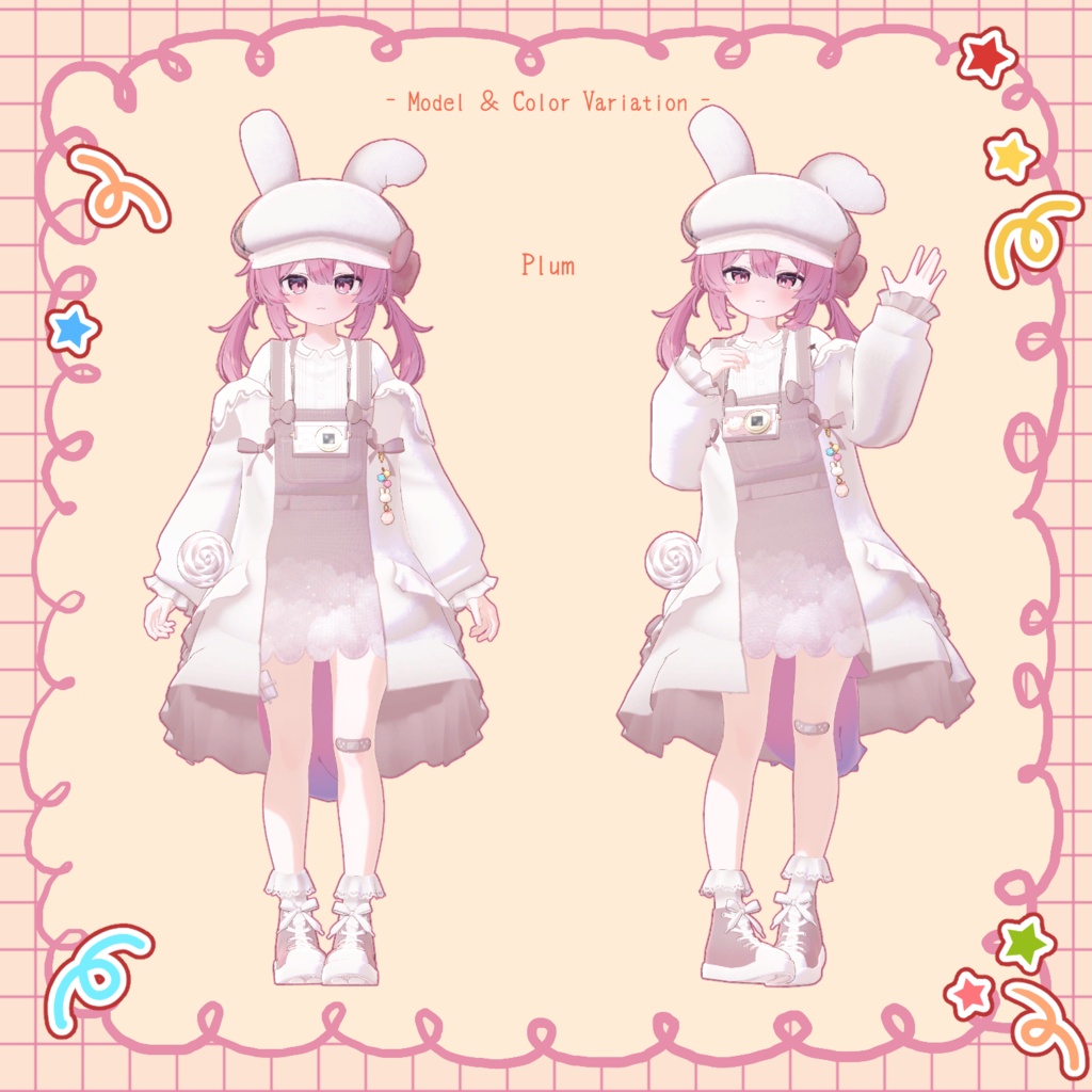 【~6/9まで¥2,000→¥1,000】お散歩Rabbit♪*【19アバター対応】