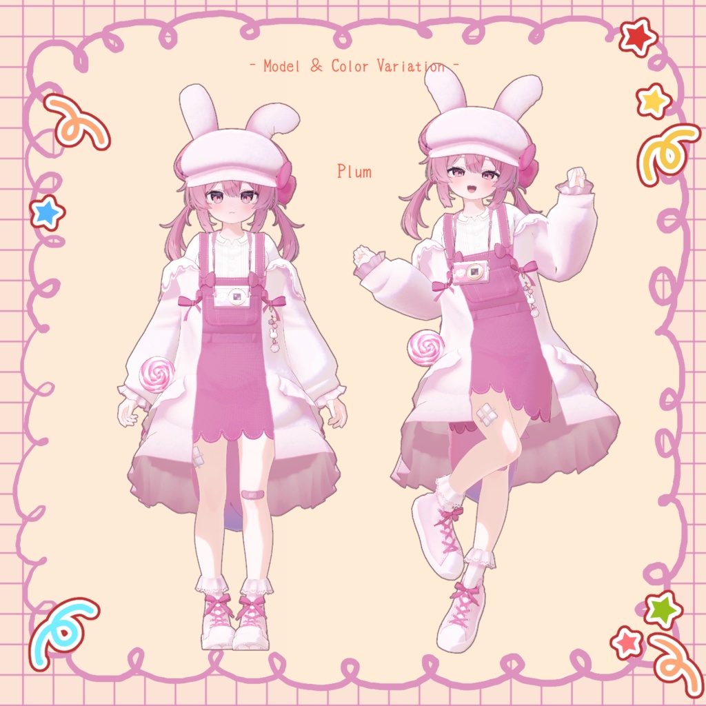 【~6/9まで¥2,000→¥1,000】お散歩Rabbit♪*【19アバター対応】