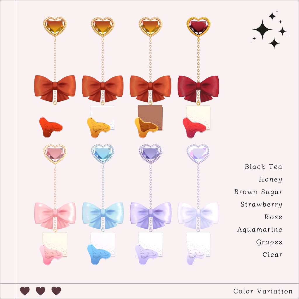 ❤️ Meltic Cube【VRChat想定アクセサリー】