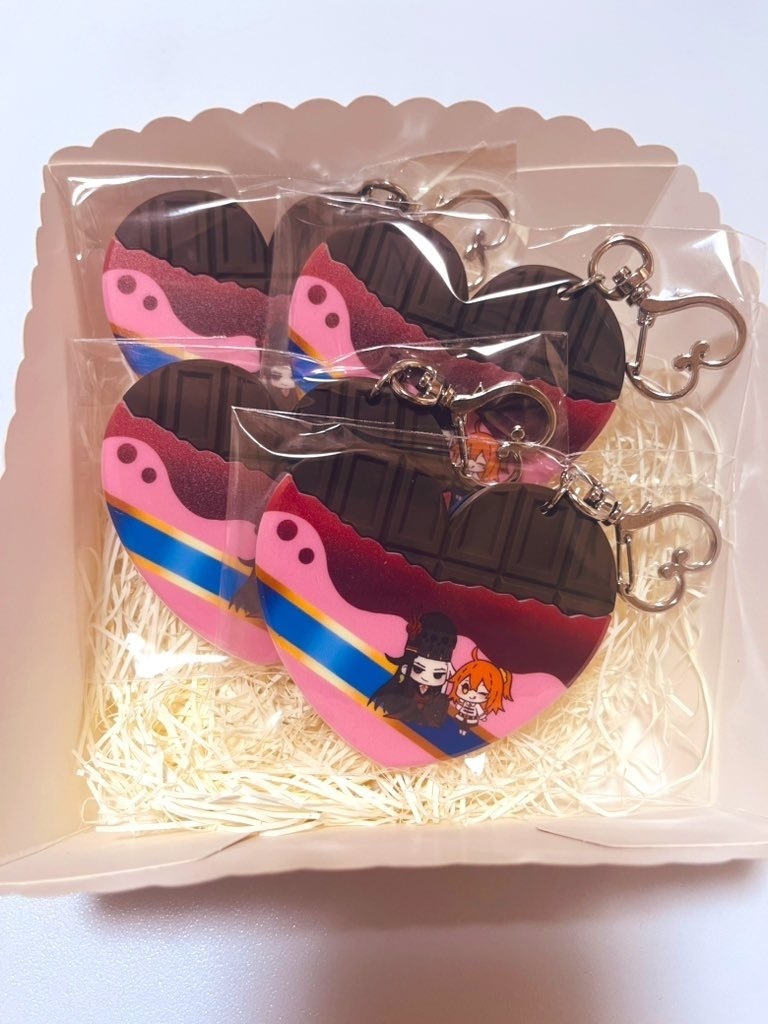 リンぐだ♀ハートチョコキーホルダー