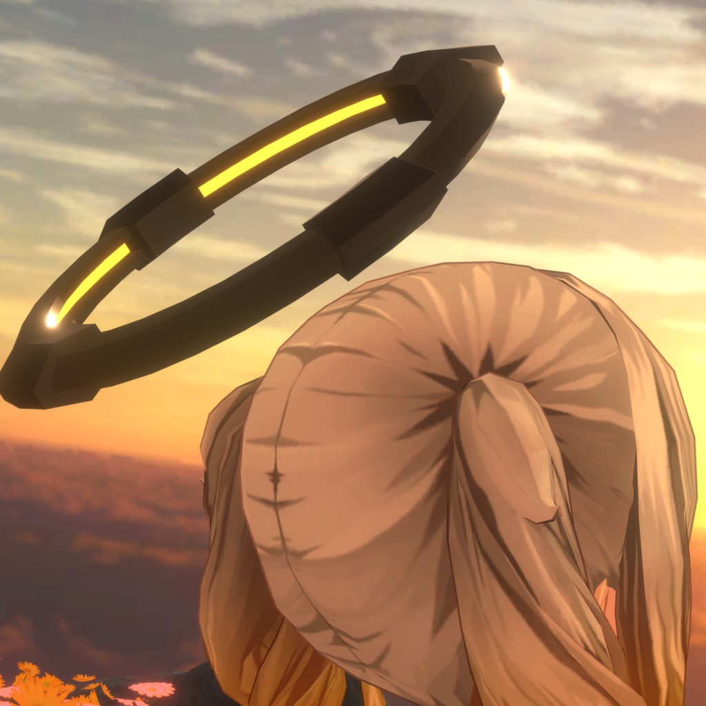 光る回る!シンプルなメカヘイロー