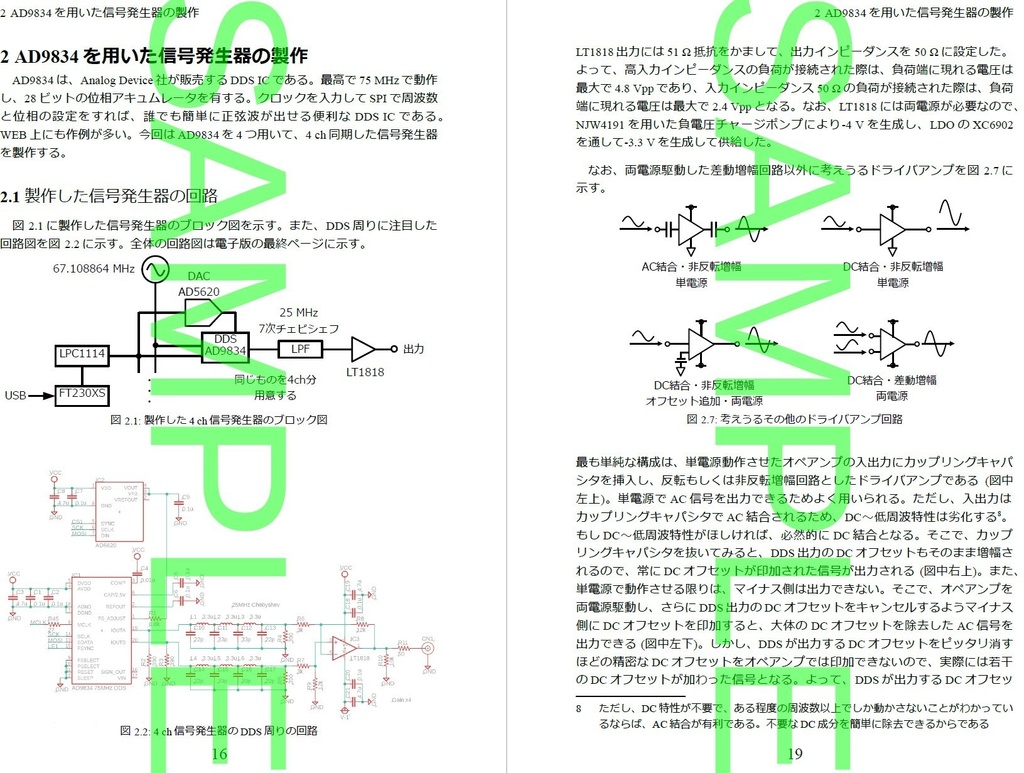 趣味のDDS・PLL 工作ノート