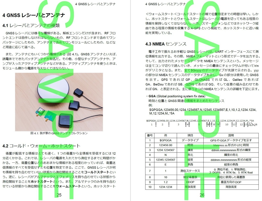 GNSS電子工作クックブック