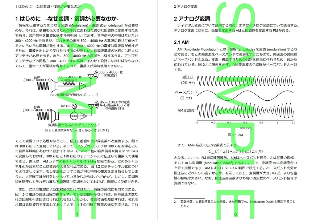 趣味のディジタル変調復調ノート