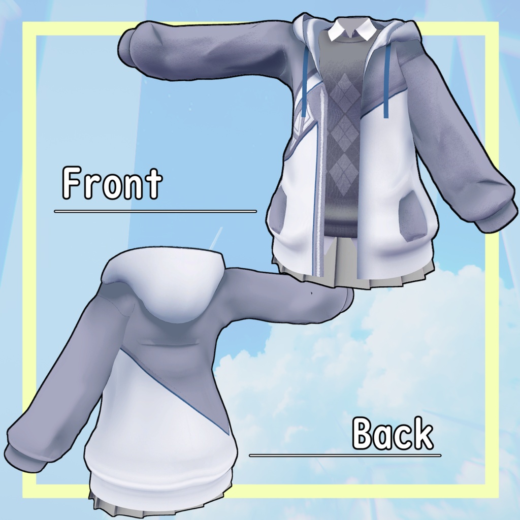 【VRChat向け衣装】CasualPrep