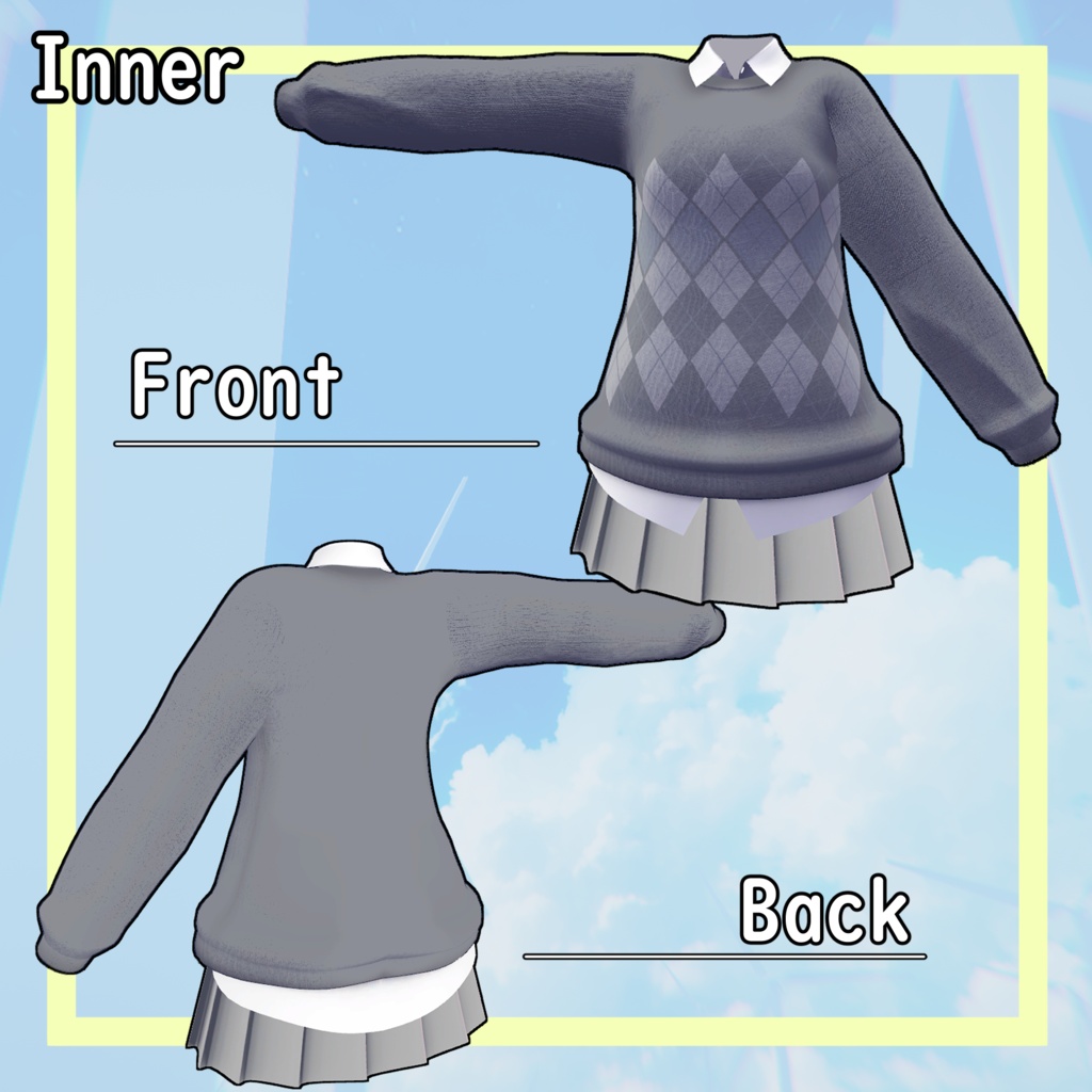 【VRChat向け衣装】CasualPrep