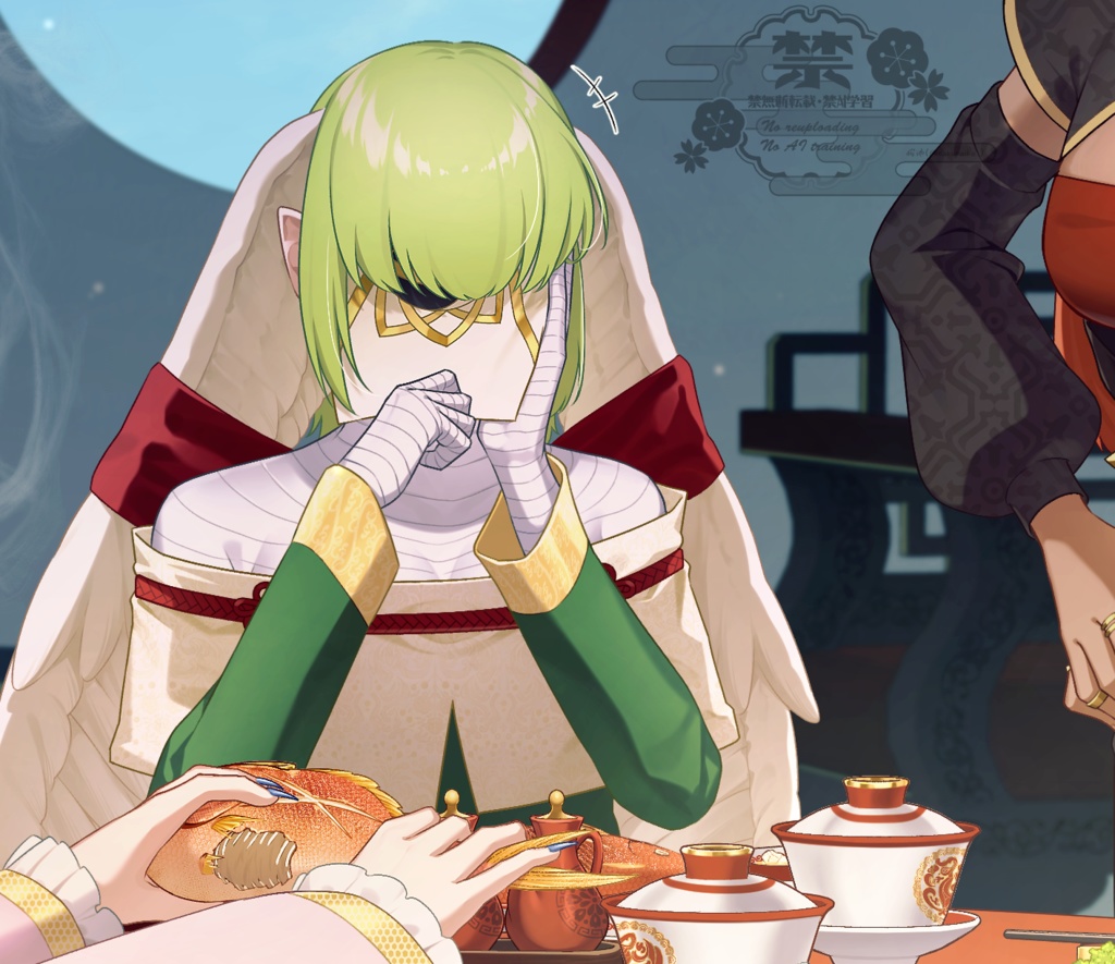 ポストカード　『女神の昼餐』