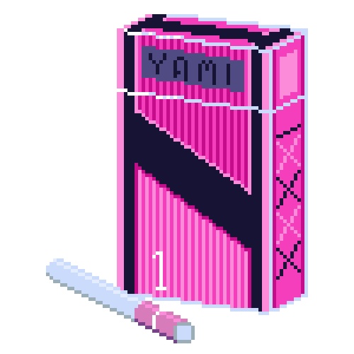 【フリー素材】たばこオリジナルデザイン10個セット【ドット絵】