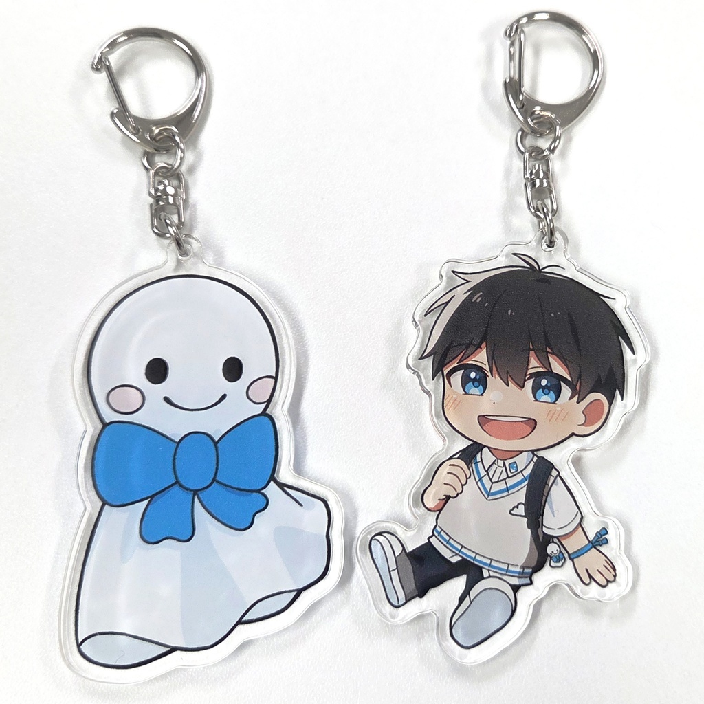 てるてる坊主アクリルキーホルダー