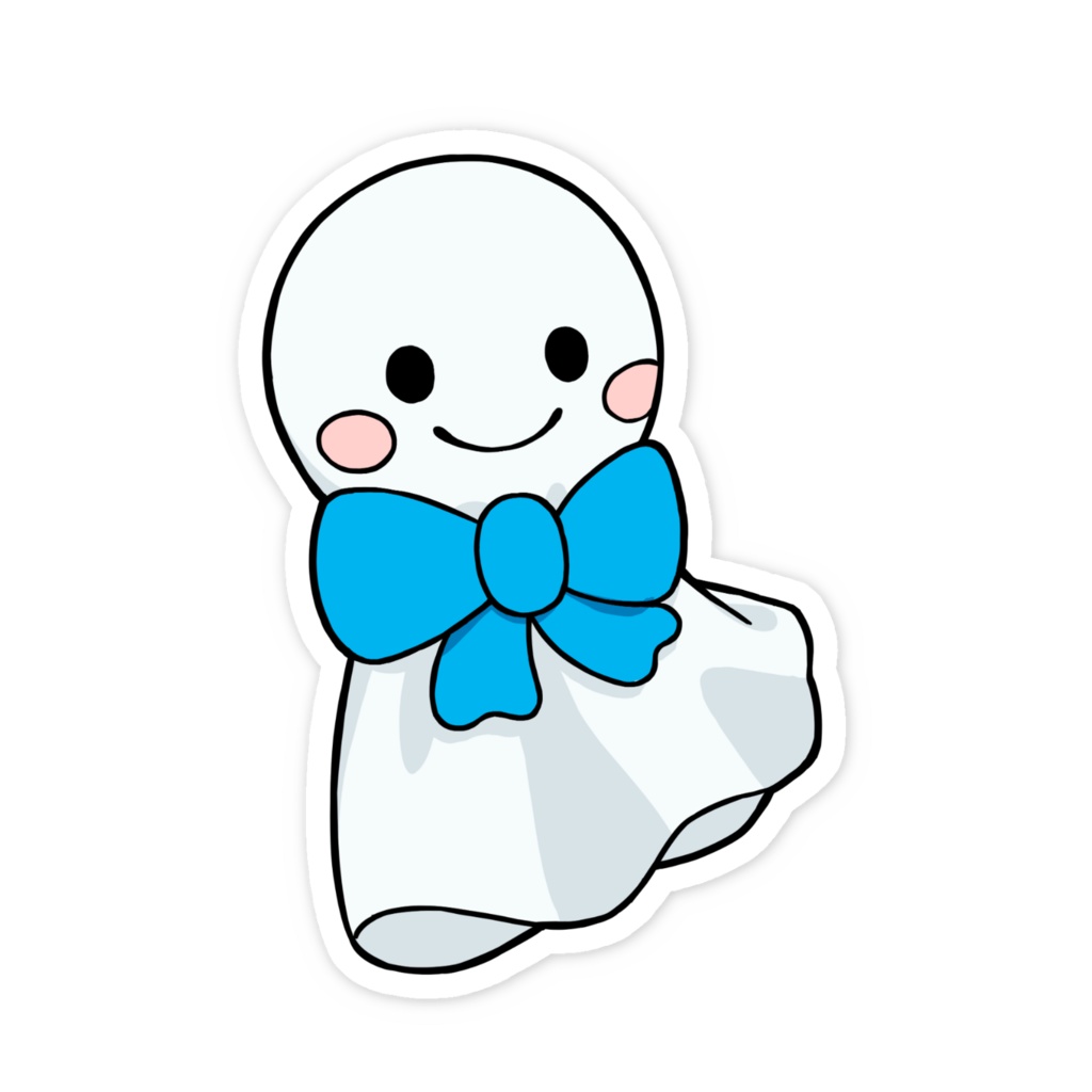 てるてる坊主ステッカー