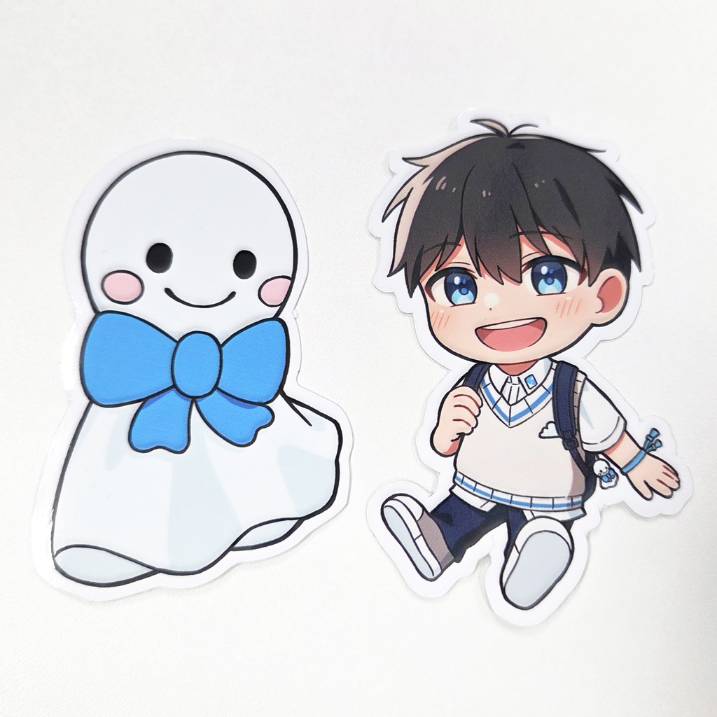 てるてる坊主ステッカー