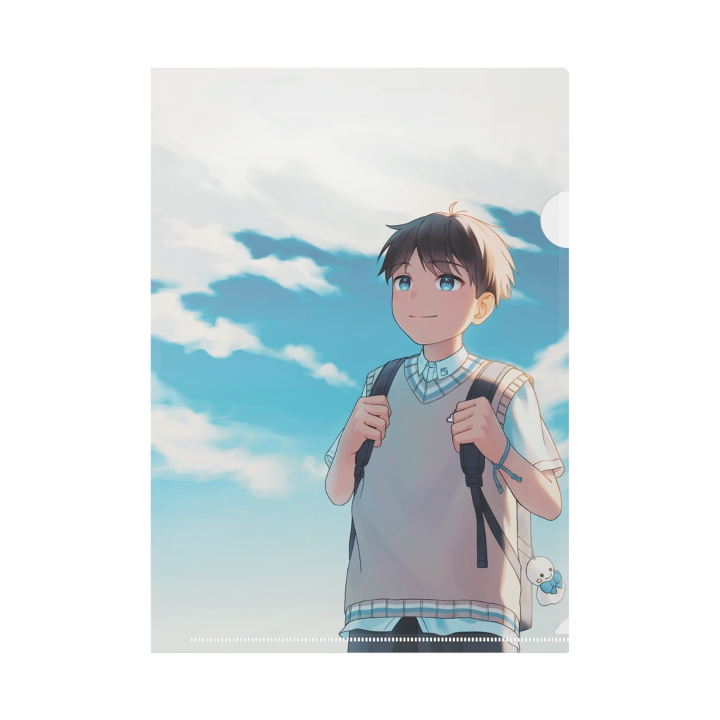 クリアファイル(煌晴の空めぐり表紙イラスト)