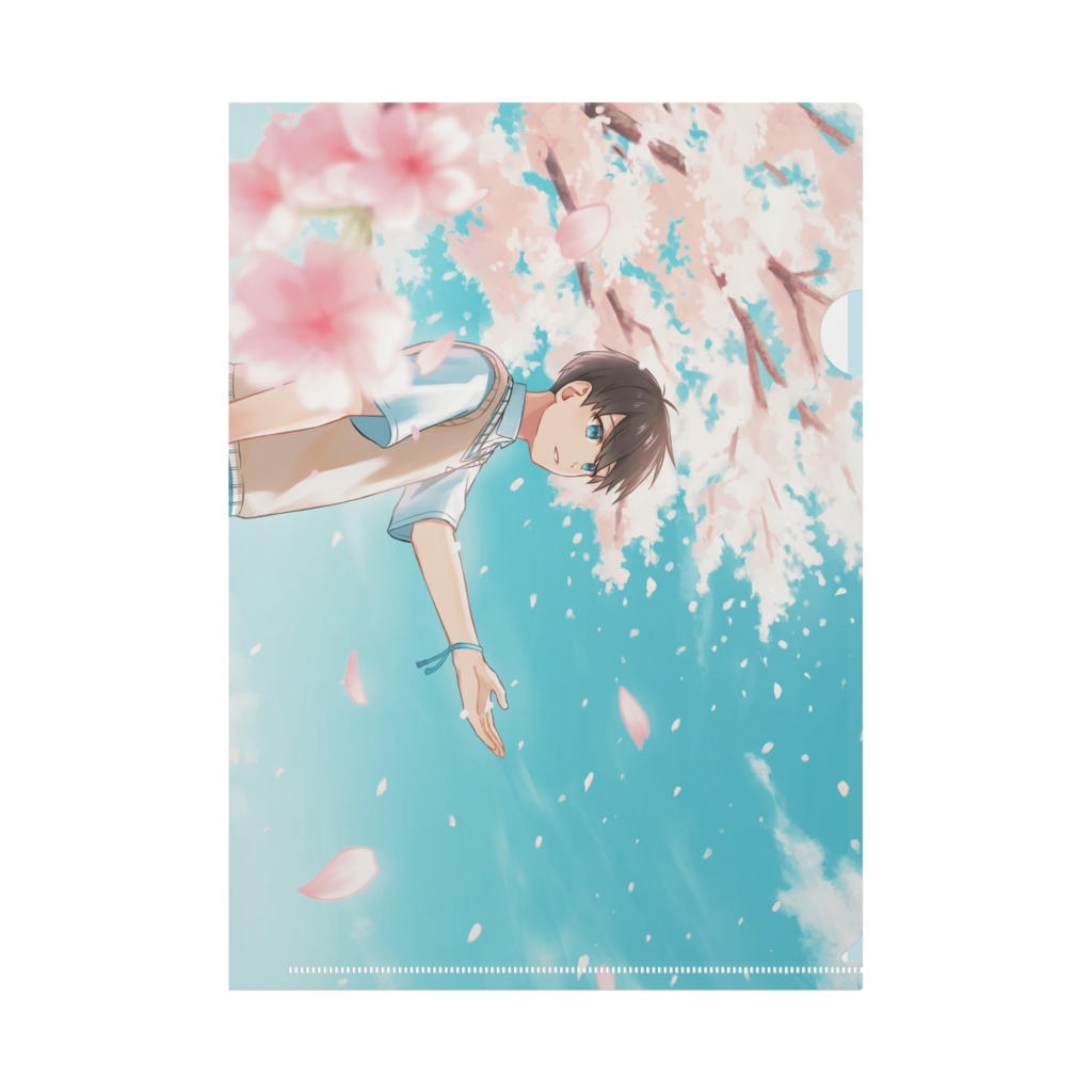 クリアファイル(花吹雪)