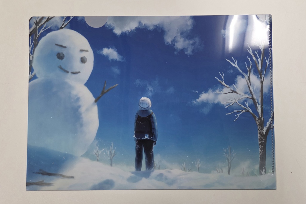 クリアファイル(雪)