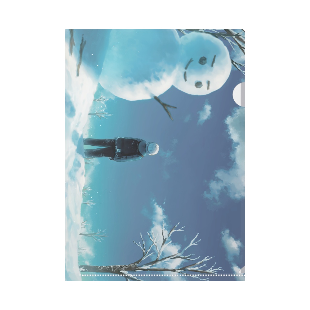 クリアファイル(雪)