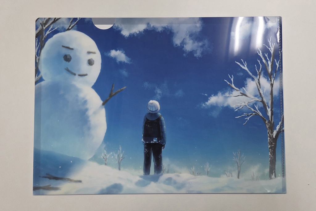 クリアファイル(雪)