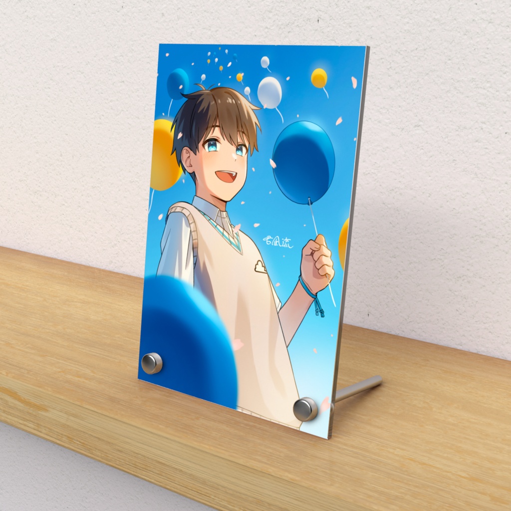 アクリルフォトパネル　煌晴2026誕生日イラスト