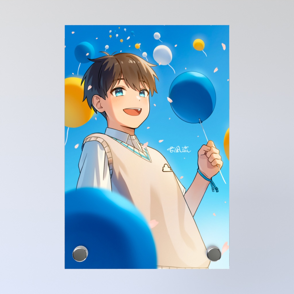 アクリルフォトパネル 煌晴2026誕生日イラスト