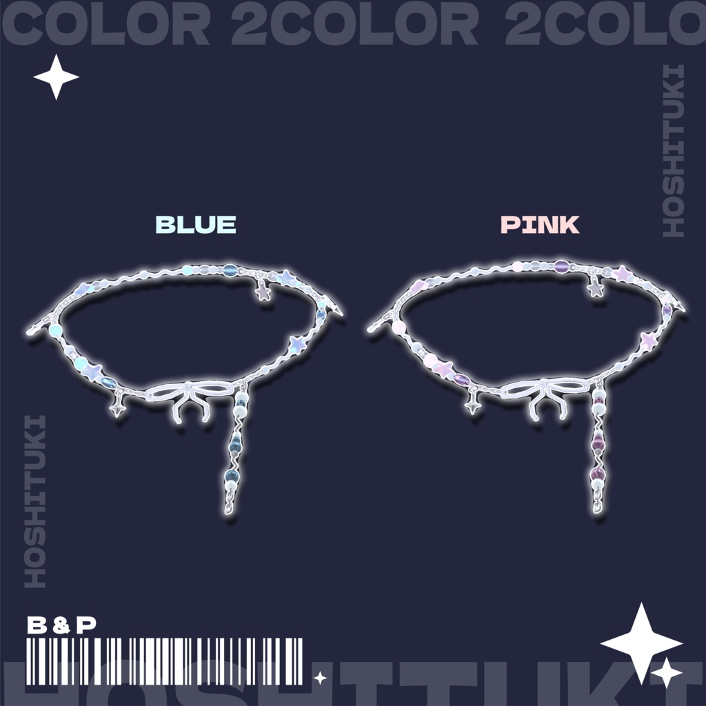 『揺れる』˚。⋆HOSHITUKI。˚☽˚【Earring&Necklace】