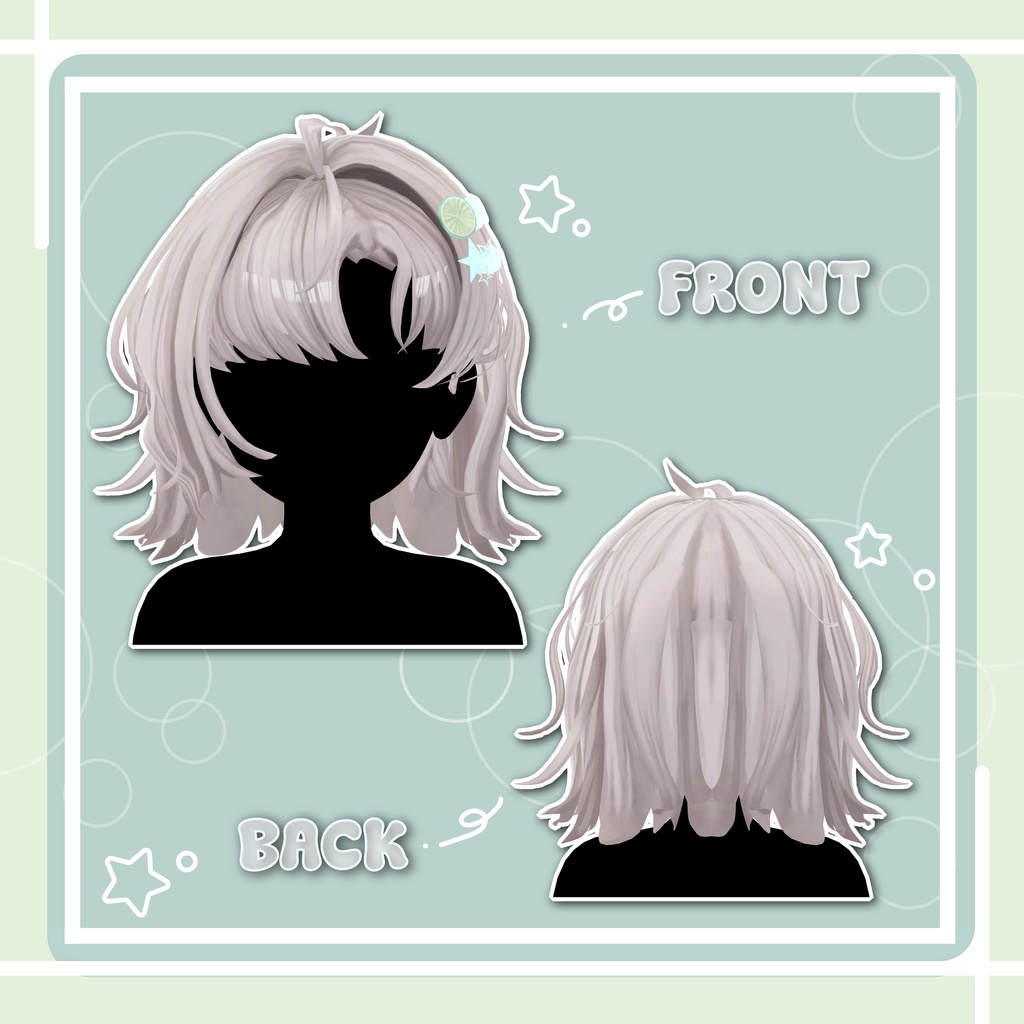 『3アバター対応/MA対応』LEMON SODA Hair