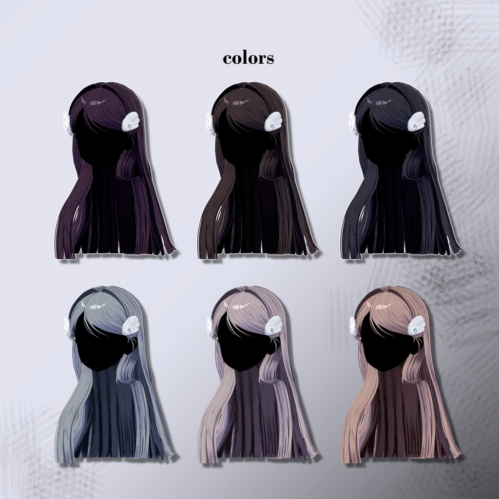 【2アバター対応】Vixen Long Hair