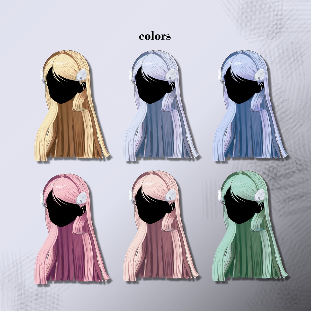 【2アバター対応】Vixen Long Hair