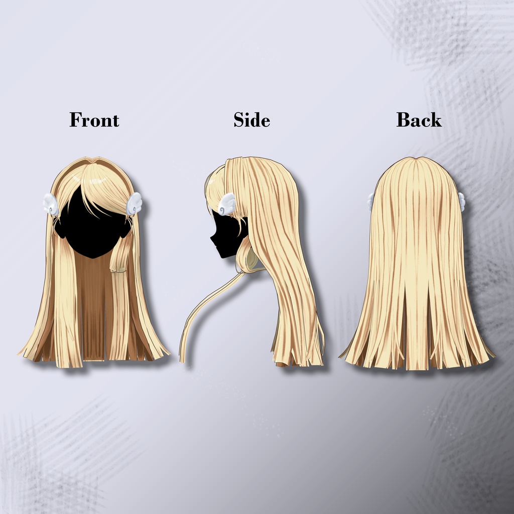 【2アバター対応】Vixen Long Hair