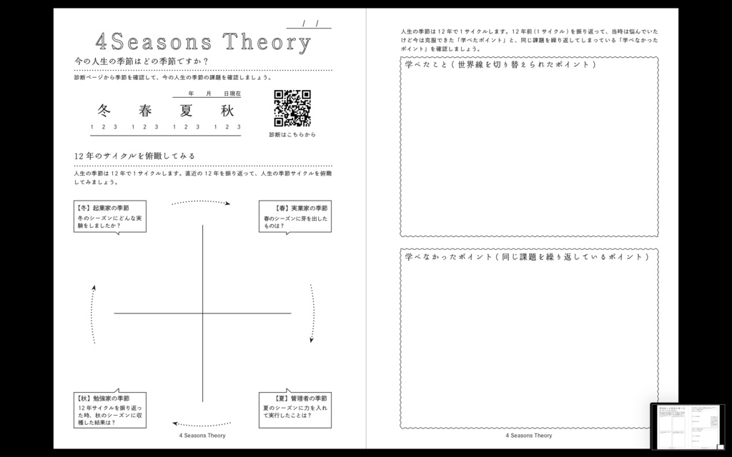 ※販売終了👉リニューアル版をご利用ください 【書籍版】『体癖手帳』~体と心と人生を変える 14の法則~