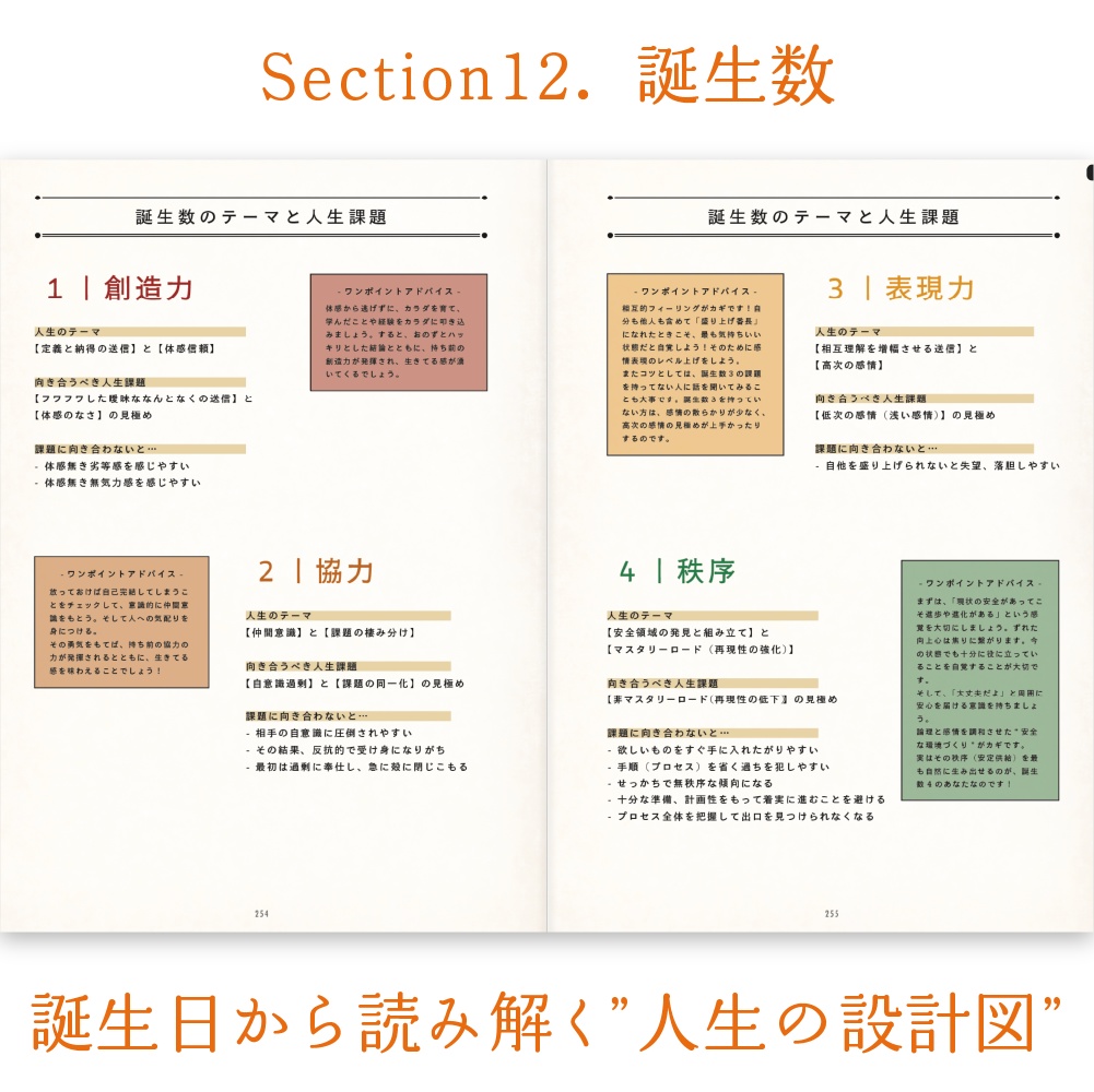 【体癖手帳PDF&講義音声】「誕生数」誕生日に隠されたアナタの課題(トピック切り抜き版)