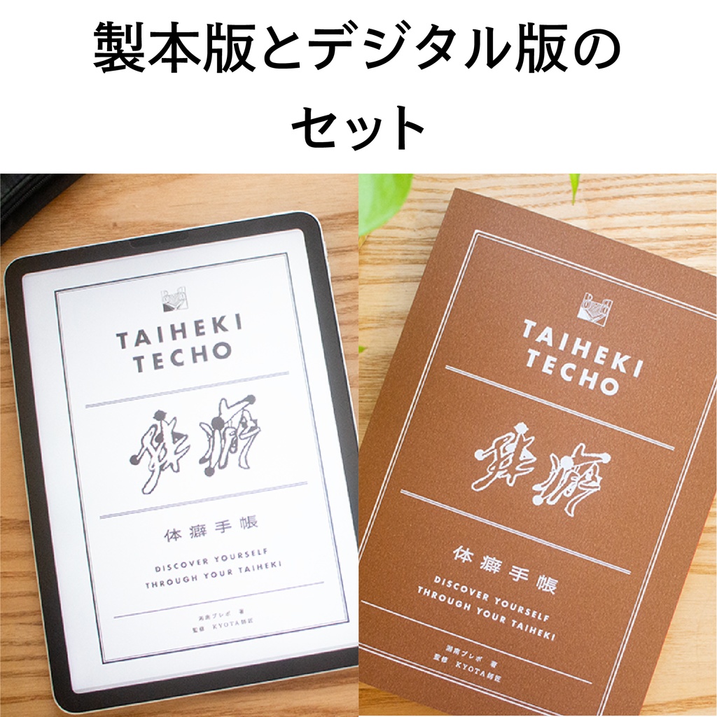【製本&デジタル&音声セット】体癖手帳「電脳丹田🌟体癖ダブルスターコンプリートセット」
