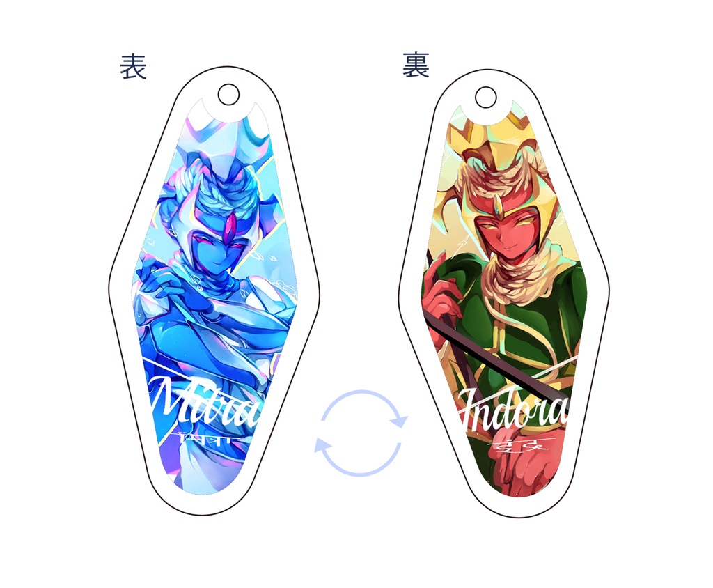 インミト リバーシブル ✧ アクリルキーホルダー
