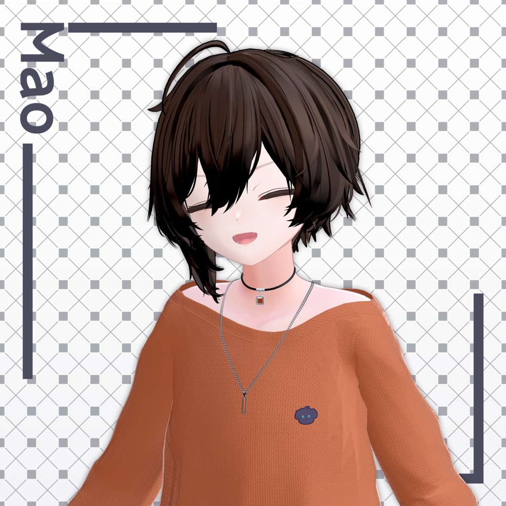 D01-Rectangle 「男性アバター専用」