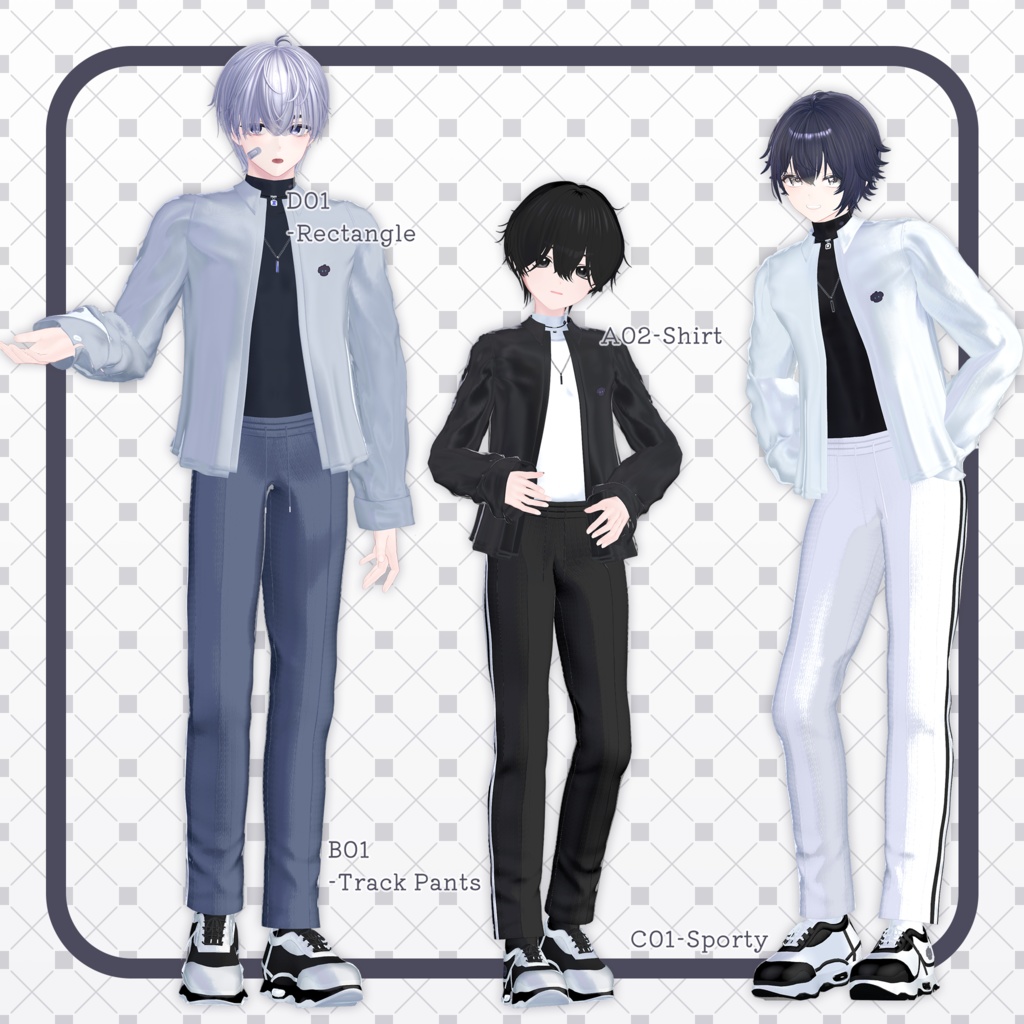 A02-Shirt 「男性アバター専用」