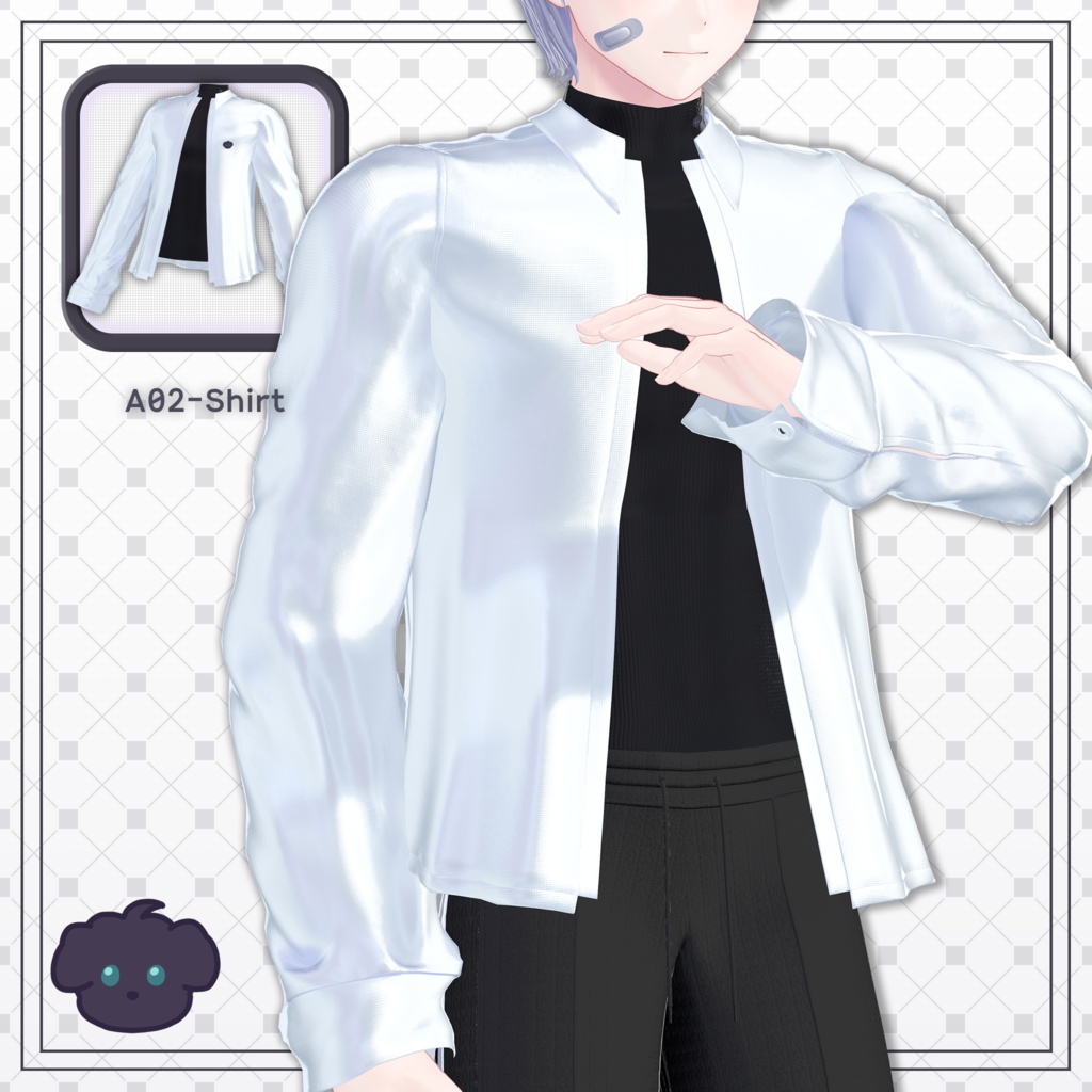 A02-Shirt 「彼方、狛乃、くうた」