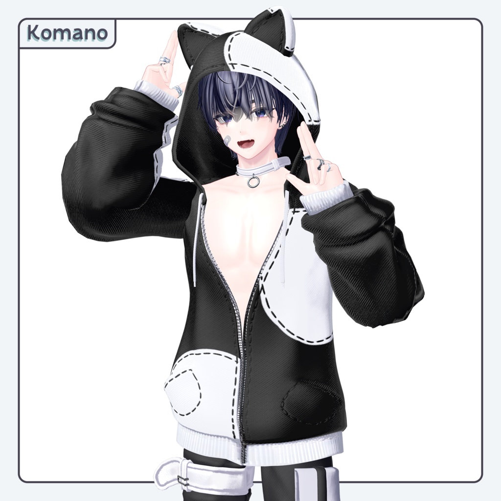 'ꇴ') Animal Paka 「男性アバター専用」