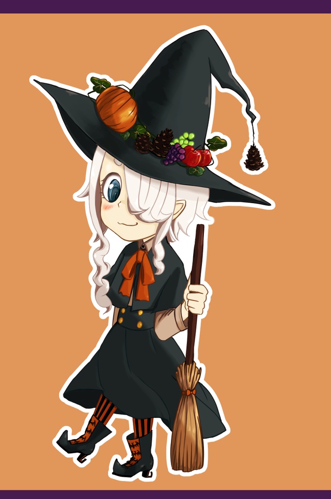 ハロウィン魔女っ子フラン/アクリルフィギュア