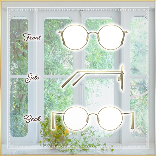 全9色|丸眼鏡|Round glasses