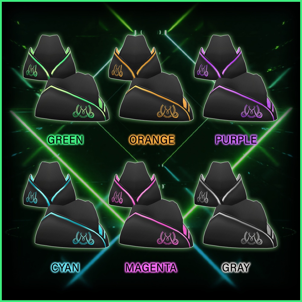 サイバーミリタリーハット|CYBER MILITARY HAT