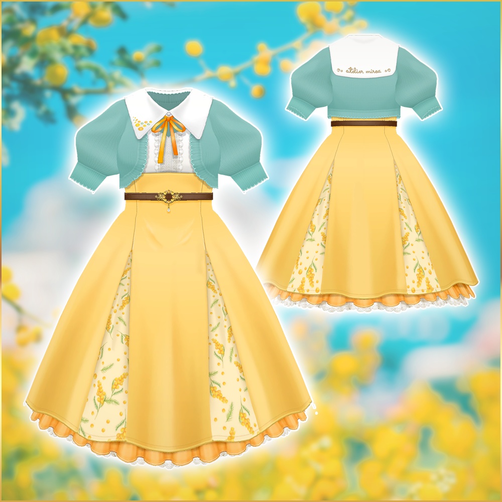 5色入り|ミモザクラシカルコーデ|Mimosa Classical|#VRoid