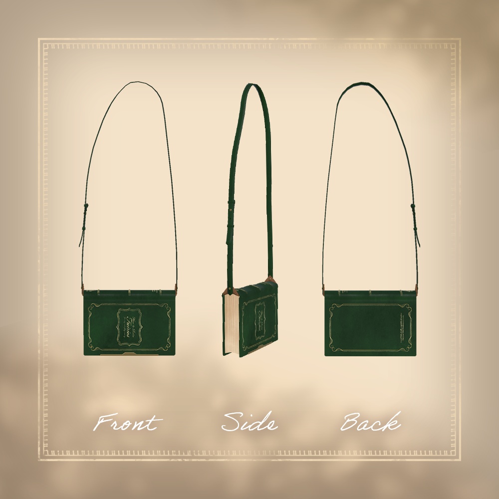 本型鞄 | Antique book bag