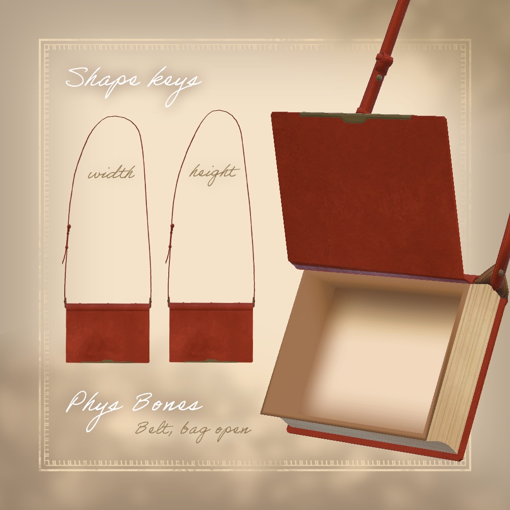 本型鞄 | Antique book bag