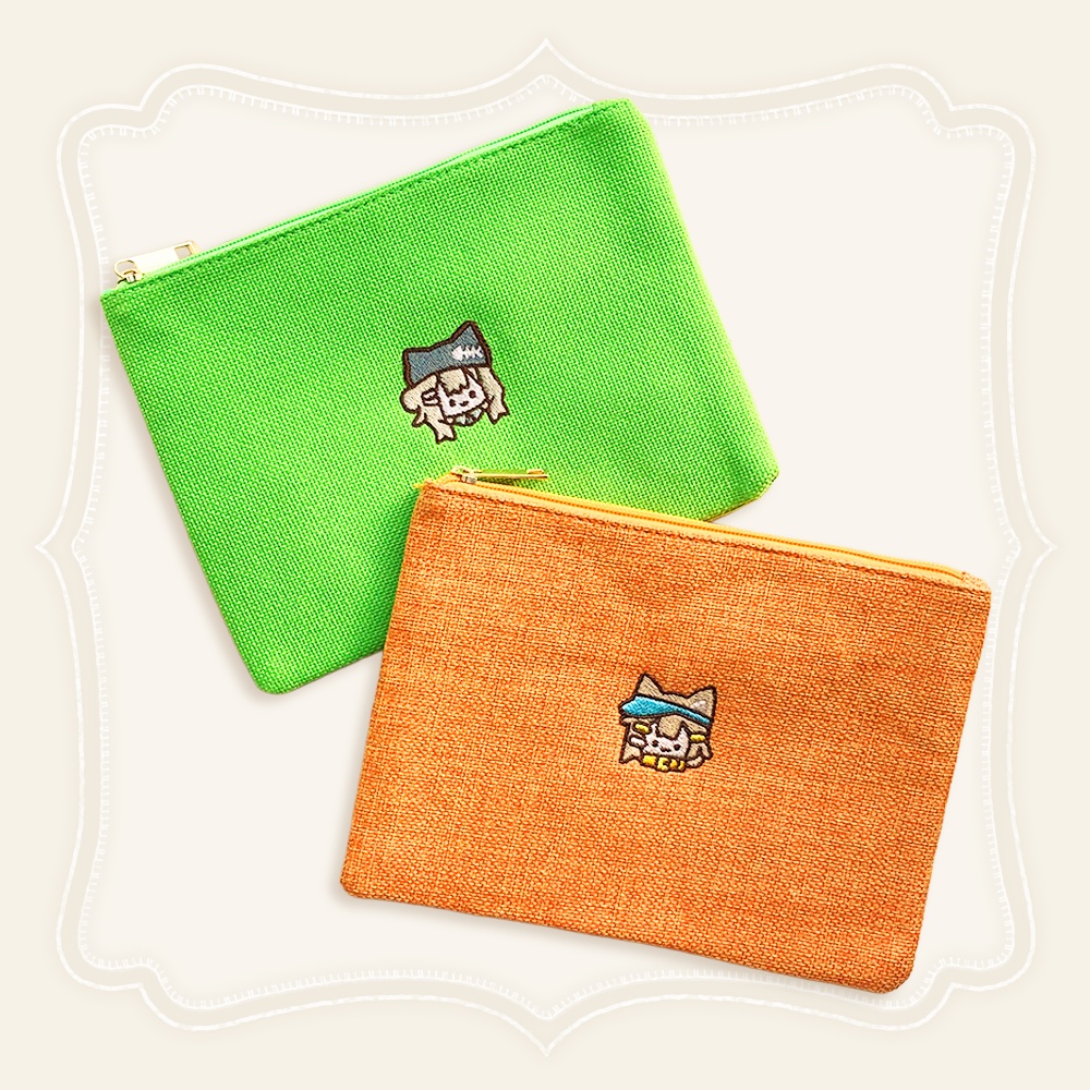 刺繍ポーチ | Pouch