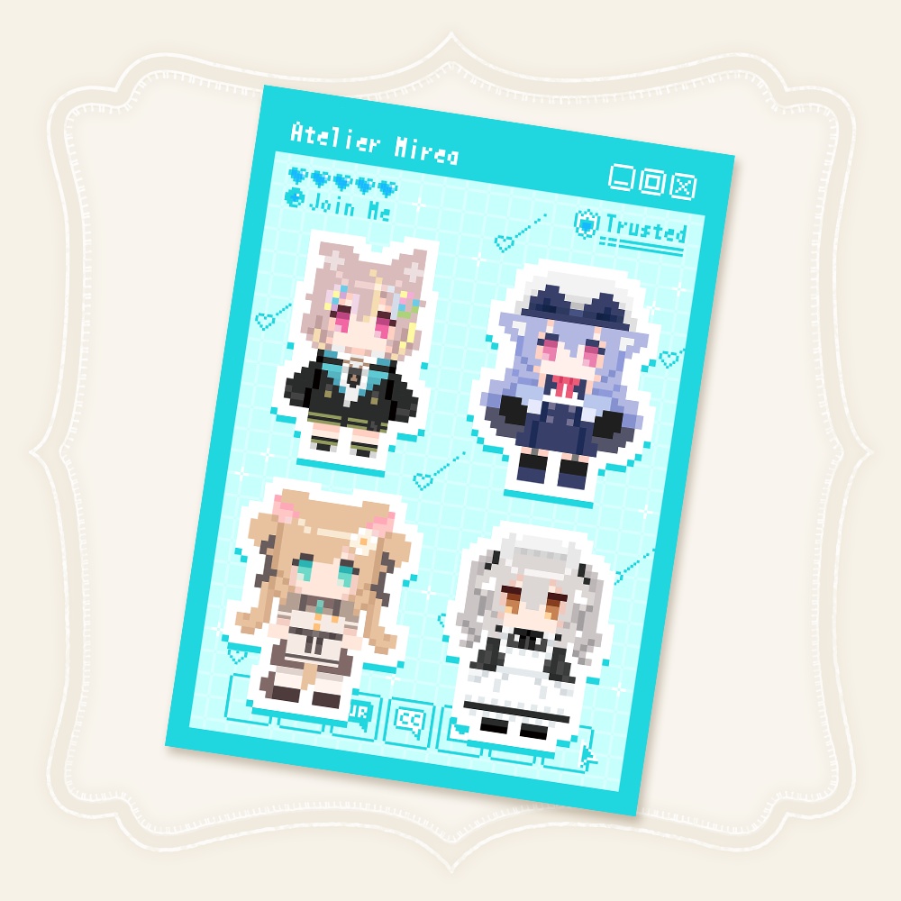 透明ステッカー | Clear sticker