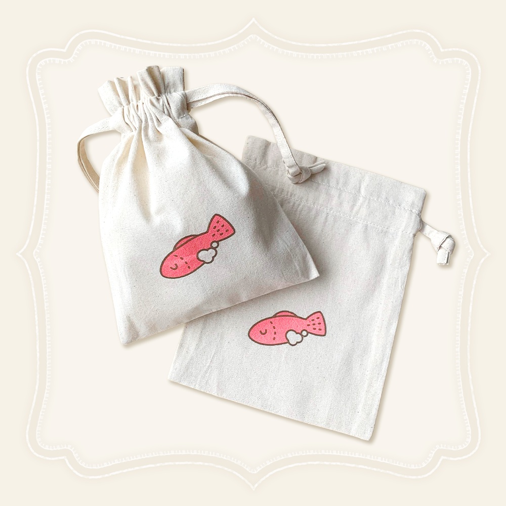 おさかな巾着 | Purse