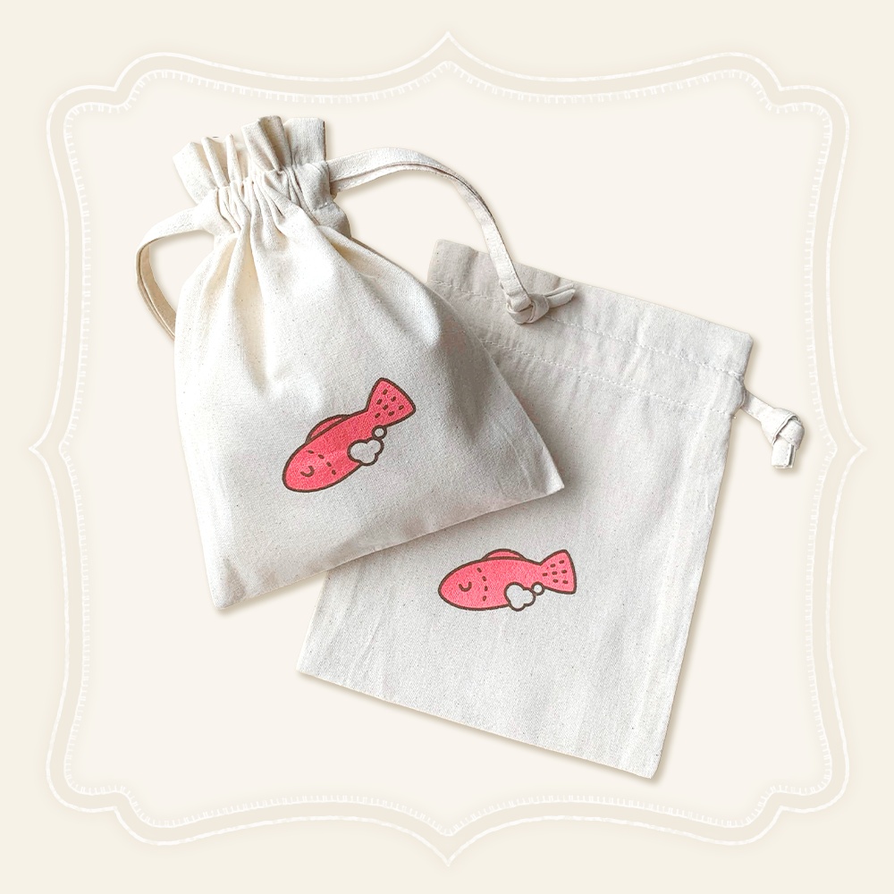 おさかな巾着 | Purse