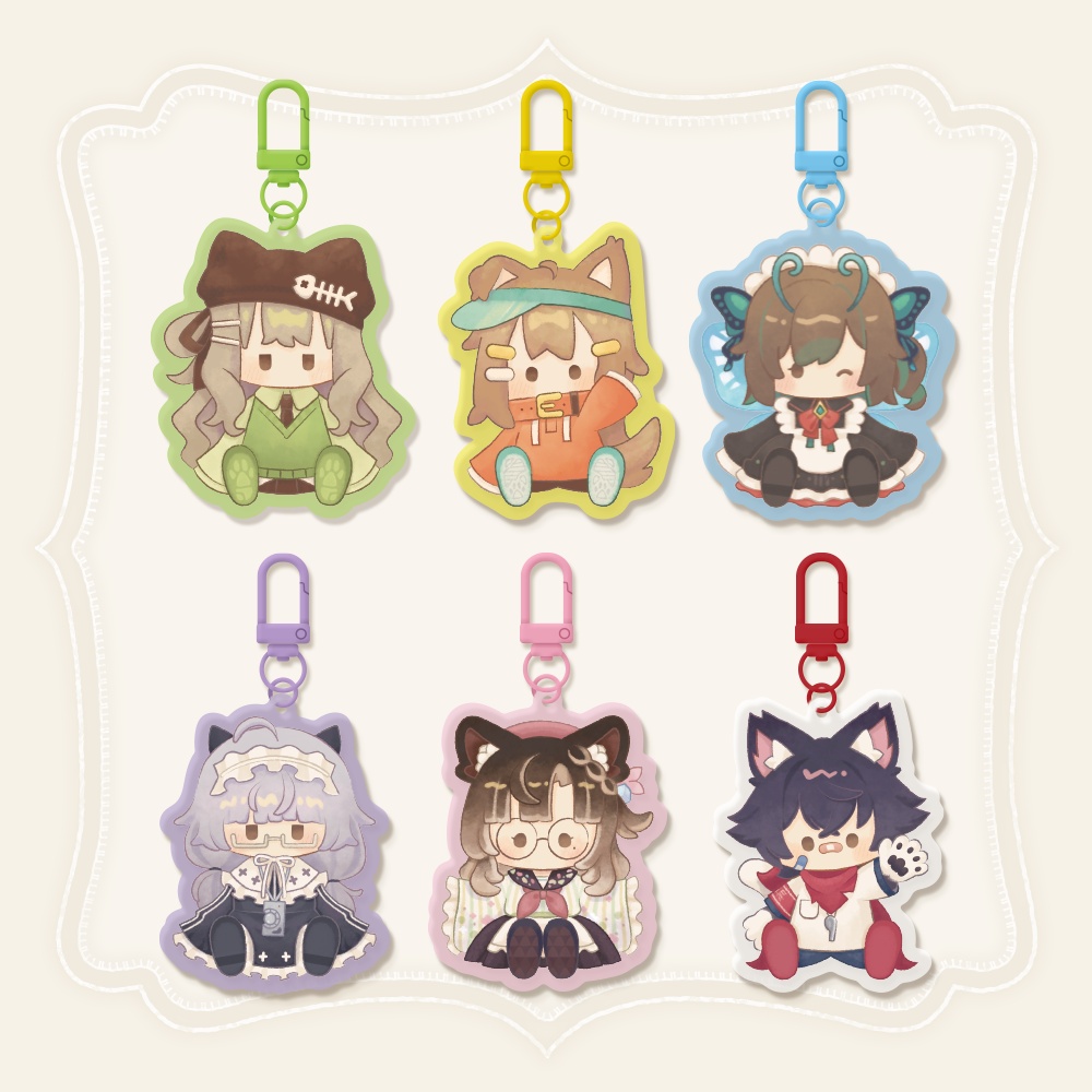 半透明アクリルキーホルダー | Acrylic key chain