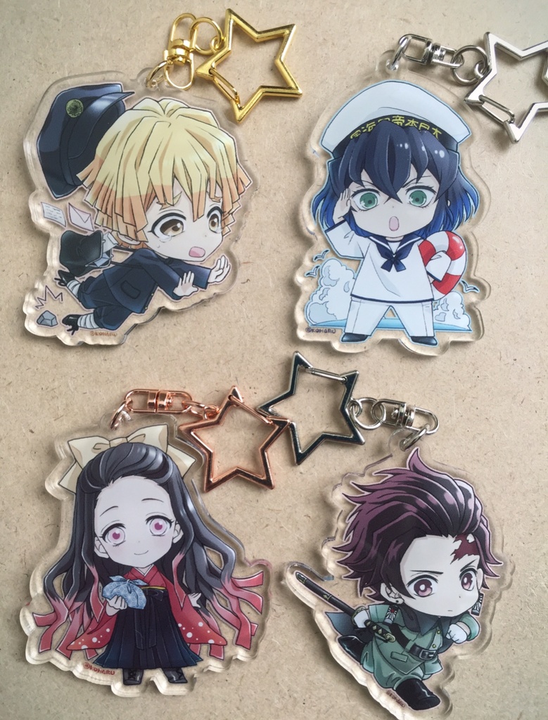 👹アクリルキーホルダー
