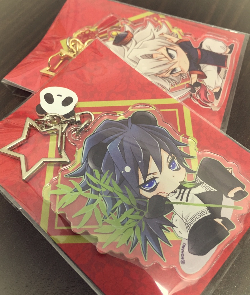 🍃🌊チャイナ アクリルキーホルダー